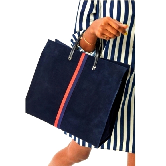 Clare V Perforated Suede Tote - Picture 8 of 8